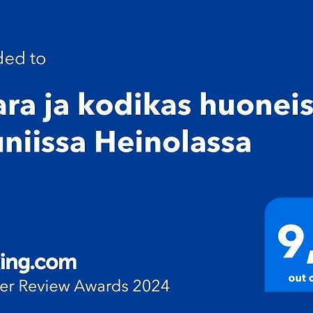 היינולה Avara Ja Kodikas Huoneisto Parvekkeella מראה חיצוני תמונה